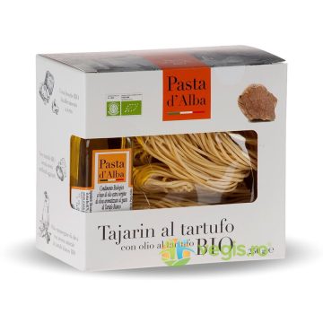 Paste Tajarin cu Oua, Trufe si Ulei de Masline cu Aroma Naturala de Trufe Albe Ecologice/Bio 250g