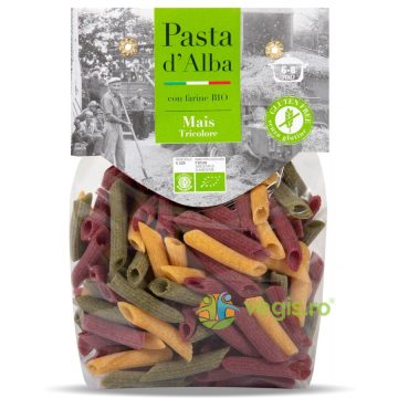 Paste Tricolore Penne din Porumb, Spanac si Sfecla Rosie Ecologice/Bio 250g