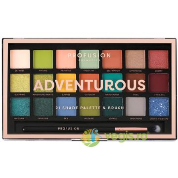 Paleta Farduri 21 Nuante si 1 Pensula Adventurous 245g