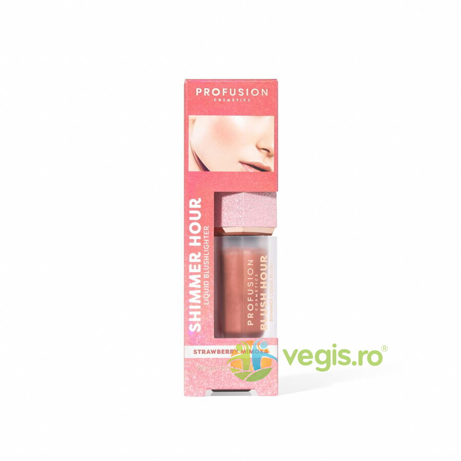 Blush Iluminator Lichid Shimmer Hour, Strawberry Mimosa 6ml