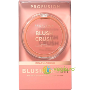 Fard pentru Obraji Textura Cream-to-Powder Blush Crush Nuanta Peach Crush 10g
