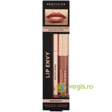 Set Lip Envy Bare Beauty: Luciu de Buze Ultra Neted si Lucios 3.5ml + Creion de Buze cu Finish Satinat 0.3g