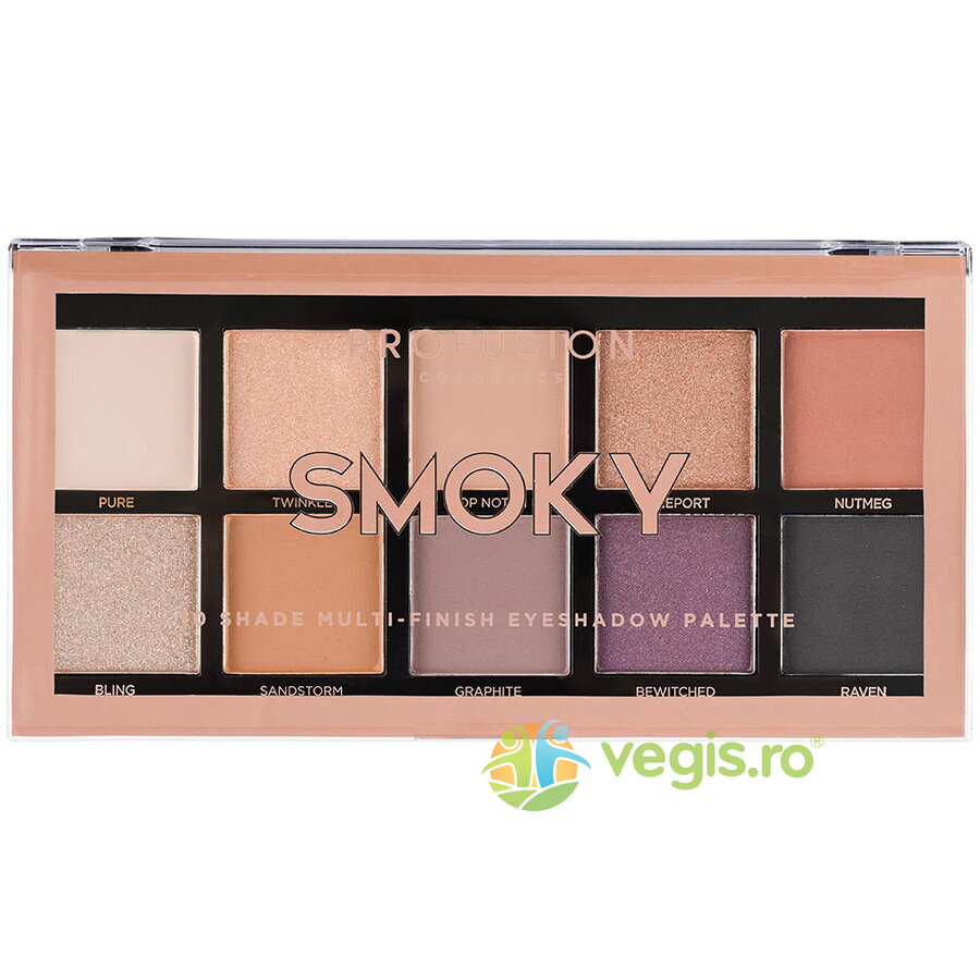 Paleta Farduri 10 Nuante Smoky 103g