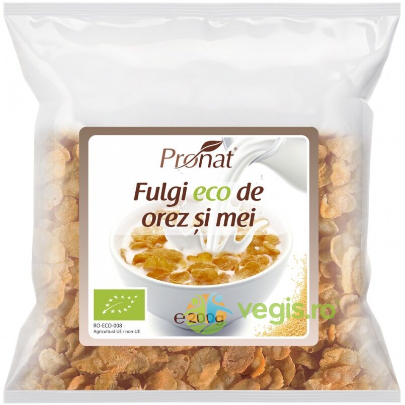 Fulgi de Orez si Mei Ecologici/Bio 200g