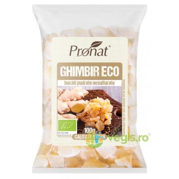 Ghimbir Pudrat Bucati Ecologic/Bio 100g