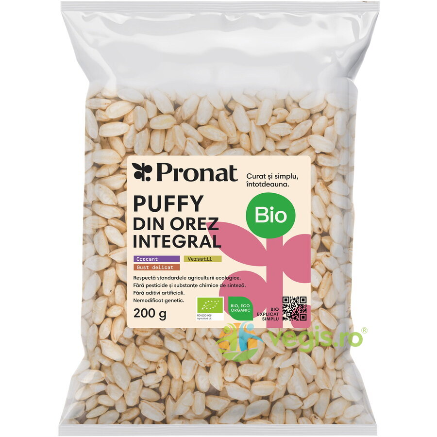 Pufarine din Orez Expandat Natur Ecologice/Bio 200g