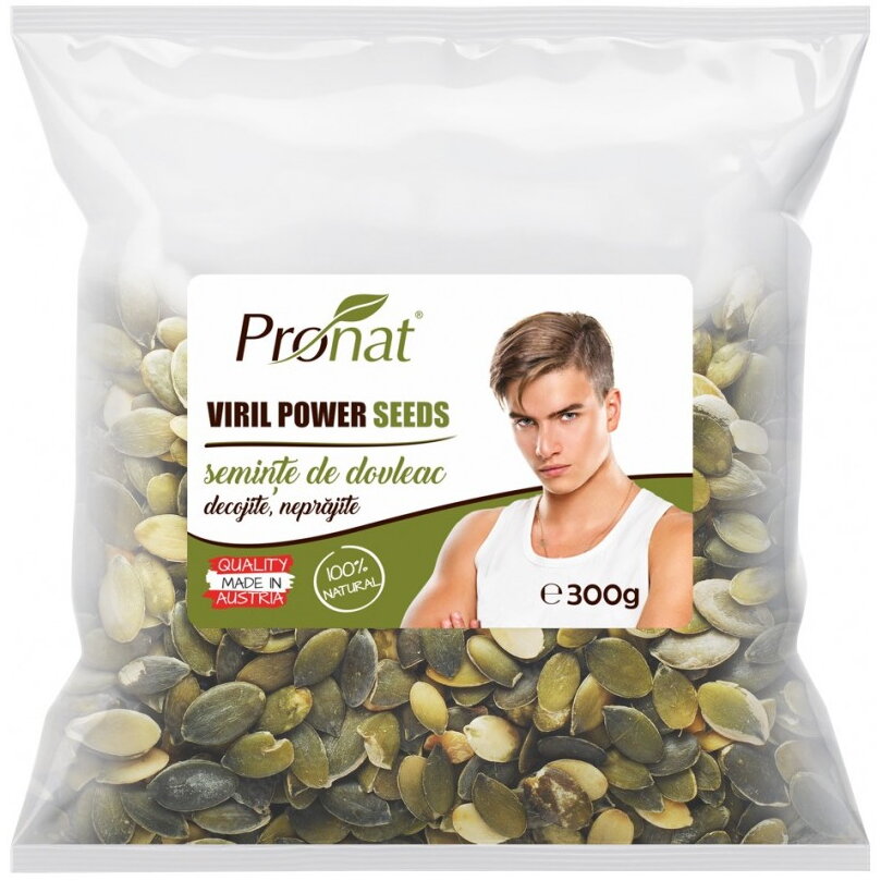 Viril Power Seeds Seminte de Dovleac Decojite Natur 300g