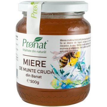 Miere de Munte Cruda din Banat 500g