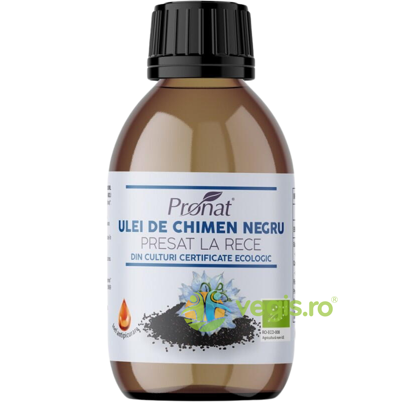 Ulei de Chimen Negru Presat la Rece Ecologic/Bio 100ml