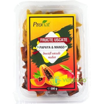 Papaya si Mango Uscate Natur 200g