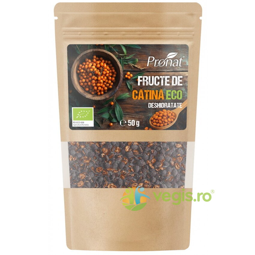 Fructe de Catina Deshidratate Ecologice/Bio 50g