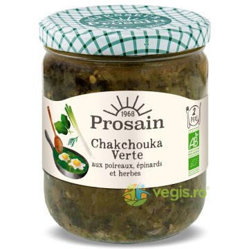 Shakshuka Verde cu Praz, Spanac si Ierburi Ecologica/Bio 390g