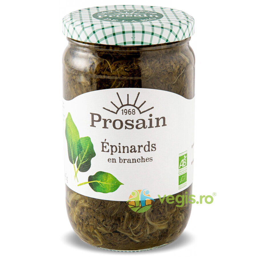 Spanac la Borcan Ecologic/Bio 660g