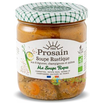 Supa Rustica cu 6 Legume, Ciuperci si Quinoa Ecologica/Bio 420g