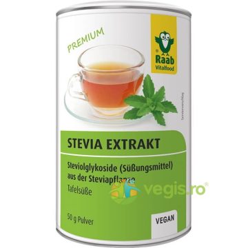 Stevia Pulbere Extract Solubil 50g