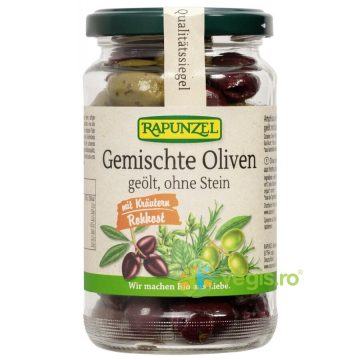 Amestec de Masline cu Ierburi fara Samburi Ecologic/Bio 170g