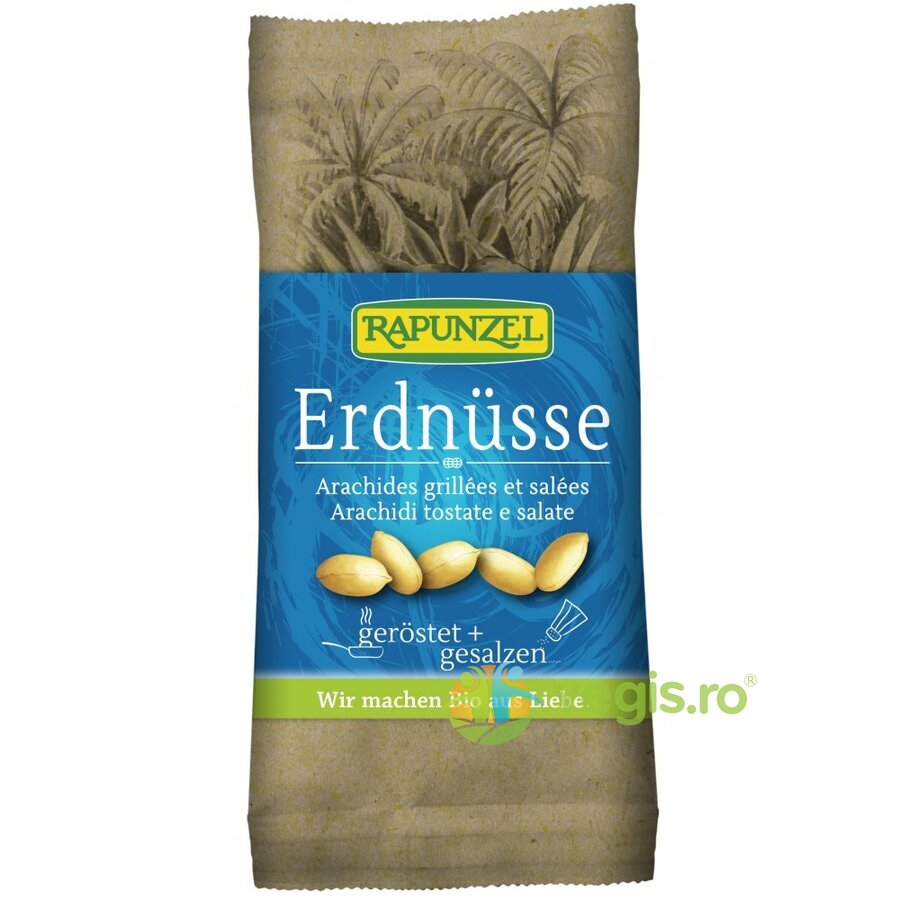 Arahide Prajite si Sarate Ecologice/Bio 75g