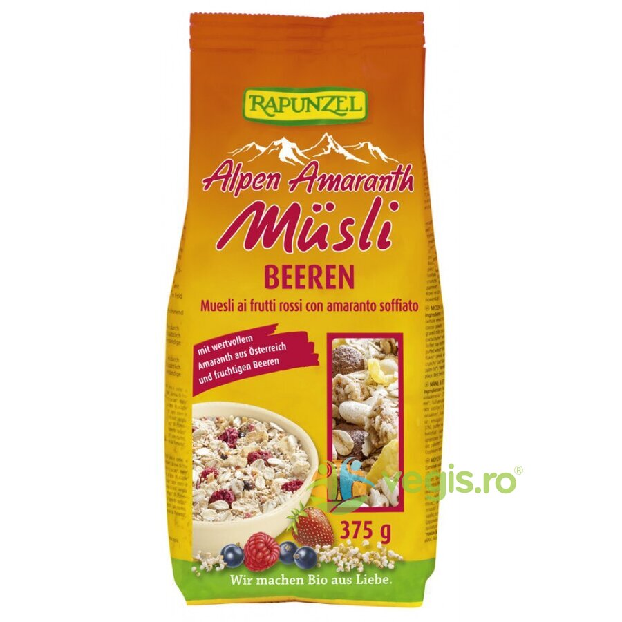 Musli cu Amarant si Fructe de Padure Ecologic/Bio 375g