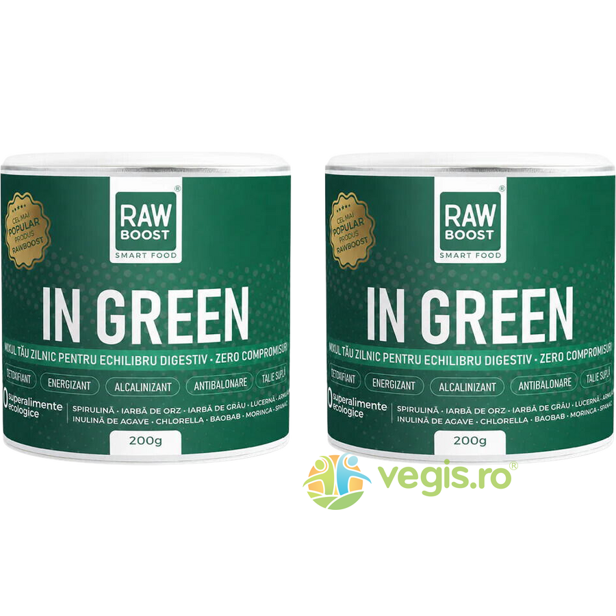 Pachet In Green Mix Verde Ecologic/Bio 2x200g