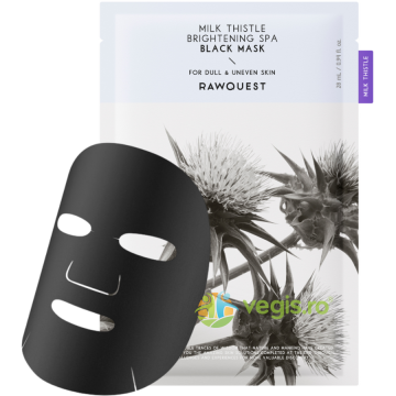 Masca cu Armurariu pentru Luminozitatea Tenului cu Ton Neuniform Brightening SPA Black Mask 28ml