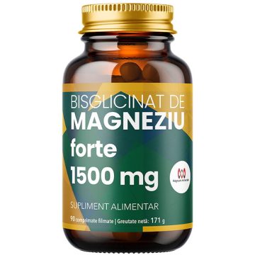 Bisglicinat de Magneziu Forte 1500mg 90cpr