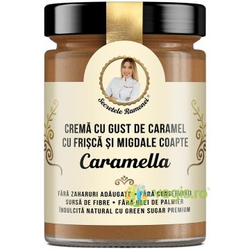 Caramella Crema cu Gust de Caramel, Frisca si Migdale Coapte Secretele Ramonei 350g