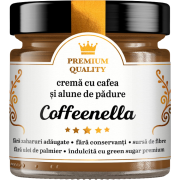 Coffeenella Crema cu Cafea, Alune de Padure si Frisca Secretele Ramonei 250g