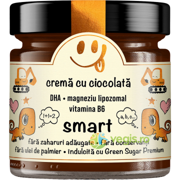 Crema cu Ciocolata Smart fara Zahar Adaugat Secretele Evei 250g