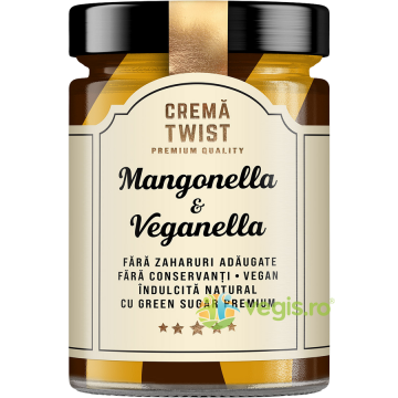 Crema Twist Mangonella si Veganella fara Zahar Adaugat Secretele Ramonei 350g