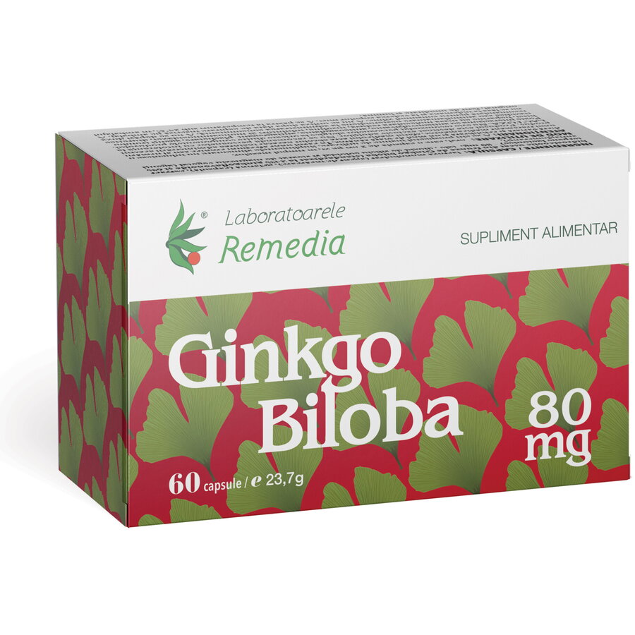 Ginkgo Biloba 80mg 60cps