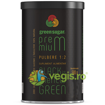 Green Sugar Premium 1:2 Pulbere 500g