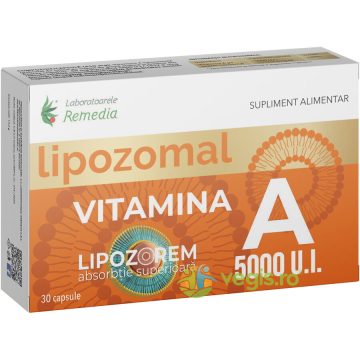 Vitamina A Lipozomala 5000UI 30cps