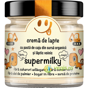 Crema de Lapte Supermilky fara Zahar Adaugat Secretele Evei 250g