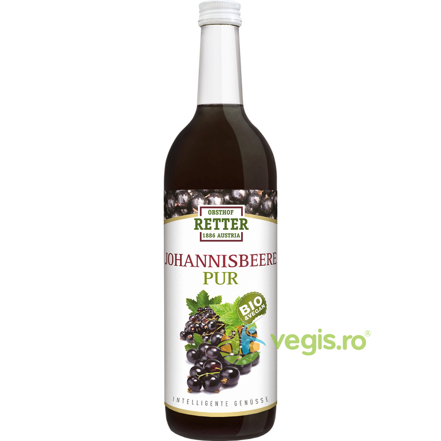 Suc de Coacaze Negre Pur Ecologic/Bio 750ml