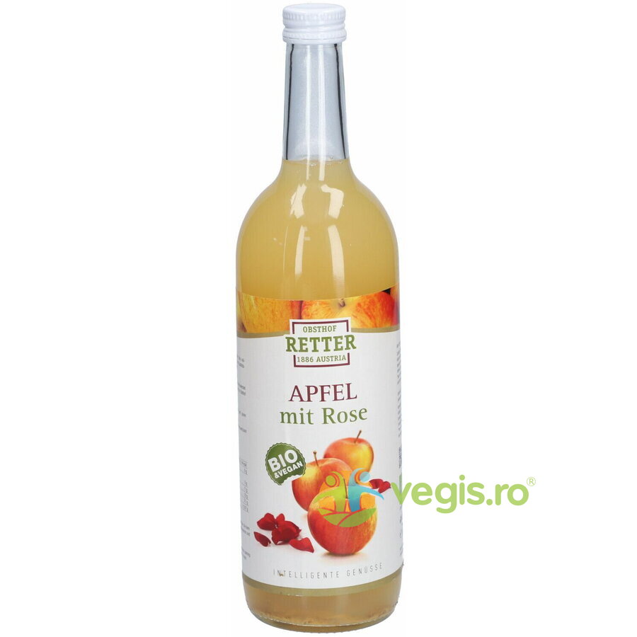 Suc de Mere cu Trandafir Ecologic/Bio 750ml