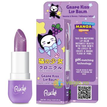 Balsam de Buze cu pH-Reactiv cu Aroma de Struguri Grape Kiss 3.5g