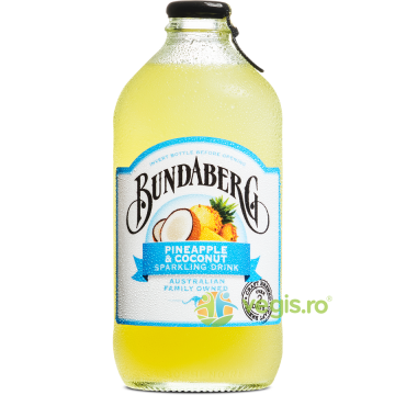 Bautura Carbogazoasa cu Ananas si Cocos Bundaberg 375ml