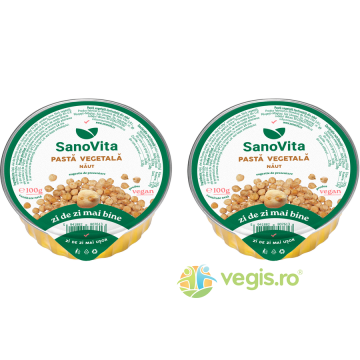 Pachet Pasta Vegetala din Naut 100g + 100g
