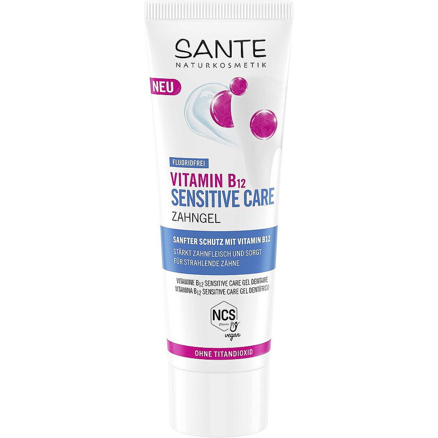 Gel de Dinti cu Vitamina B12 fara Fluor Sensitive Care 75g