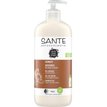 Gel de Dus Bio cu Cocos si Vanilie 500ml