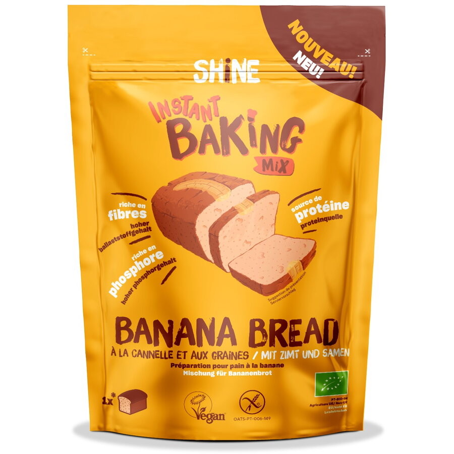 Amestec Instant pentru Banana Bread fara Gluten Ecologic/Bio 350g
