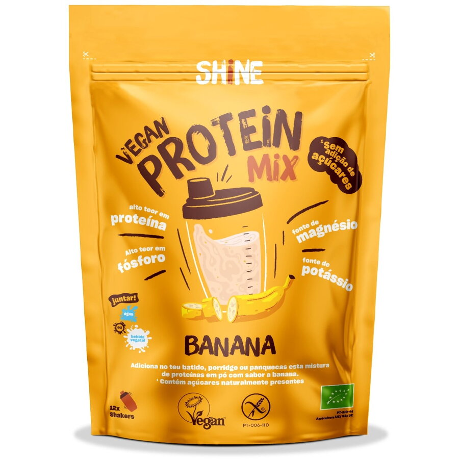 Shake Proteic cu Banane fara Gluten Ecologic/Bio 250g