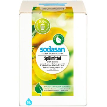 Detergent Lichid de Vase cu Lamaie si Lime Bag-in-Box 5L