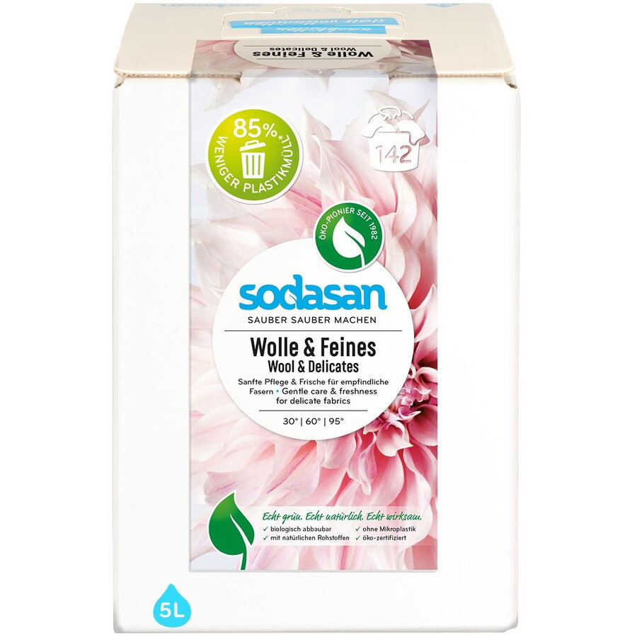 Detergent Lichid pentru Lana si Rufe Delicate Bag-in-Box 5L