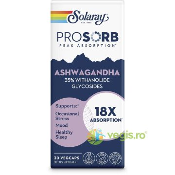 Prosorb Ashwagandha 240mg 30cps vegetale Secom,