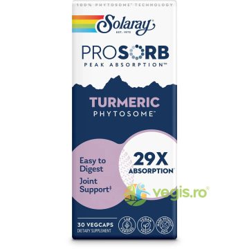 ProSorb Turmeric Phytosome 500mg 30cps vegetale Secom,