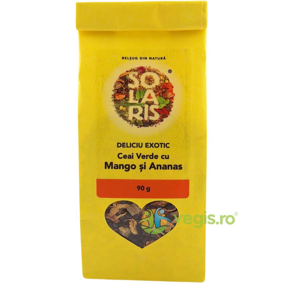 Ceai Verde cu Mango si Ananas Deliciu Exotic 90g