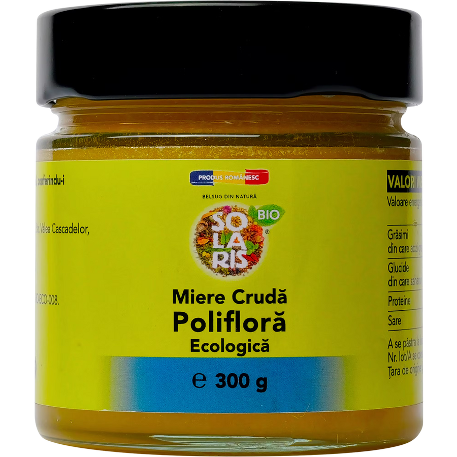 Miere Cruda Poliflora Ecologica/Bio 300g