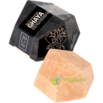 Sampon Solid pentru Par Gras cu Argila Ghassoul si Ulei de Cafea 65g