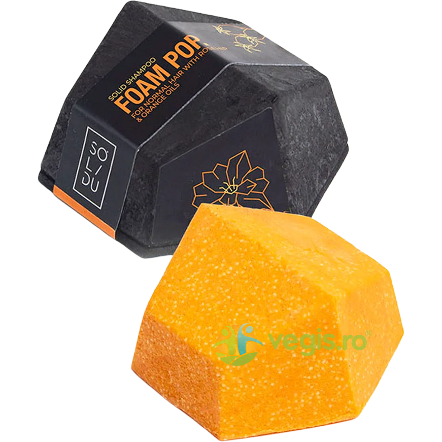 Sampon Solid pentru Par Normal cu Ulei din Seminte de Macese 65g